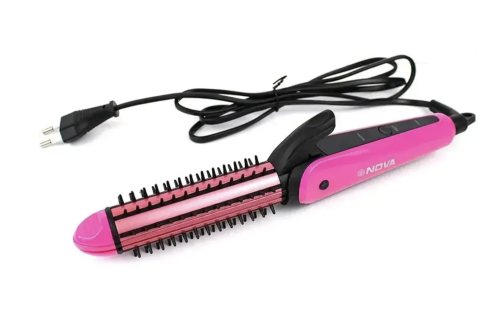 Багатофункціональний стайлер-утюжок Nova NHC-8890 3-в-1: випрямлення, гофре, локони