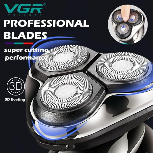 Професійна акумуляторна електробритва для чоловіків VGR V-323