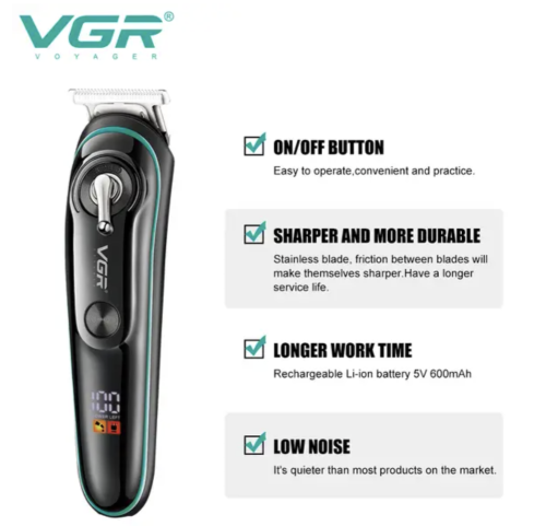 Професійний тример VGR V-075 для бороди, вусів і стрижки волосся