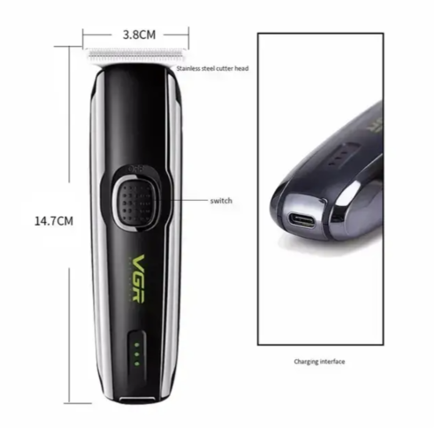 Професійний тример VGR V-020 для бороди й волосся, машинка для стрижки