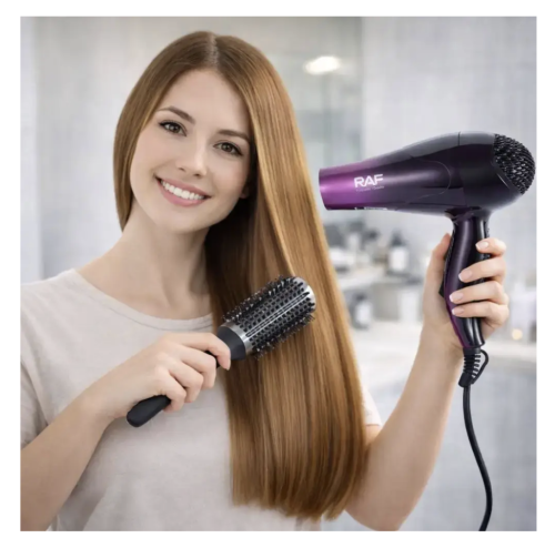 Фен для волосся RAF R.4554 900 Вт — швидке й безпечне сушіння та укладання