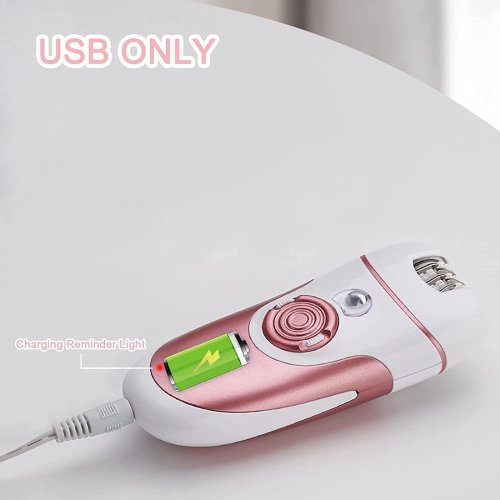 Епілятор RAF R.40004 USB 4-в-1 зі змінними насадками для догляду за шкірою вдома