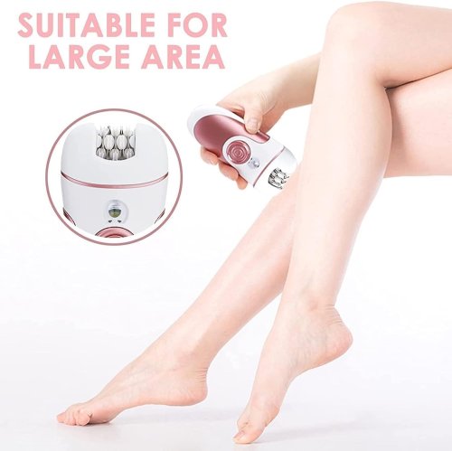 Епілятор RAF R.40004 USB 4-в-1 зі змінними насадками для догляду за шкірою вдома