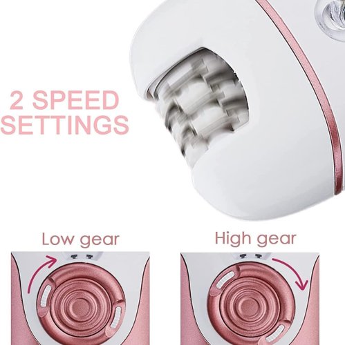 Епілятор RAF R.40004 USB 4-в-1 зі змінними насадками для догляду за шкірою вдома