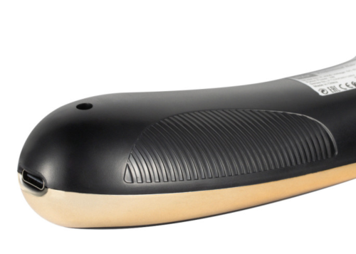 Акумуляторна машинка для стрижки RAF R.4006 + 3 насадки, бездротовий тример з USB-зарядкою