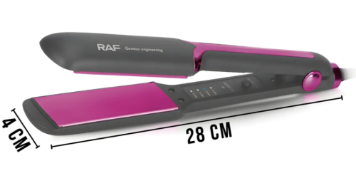 Випрямляч-стайлер для волосся RAF R.454P з цифровим термоконтролем 140–200°C