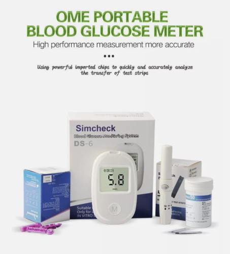 Компактний глюкометр GLM-76 для вимірювання рівня цукру в крові