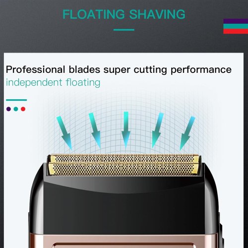 Бритва-шейвер VGR V-331 для сухого й вологого гоління, портативна дорожня для дому