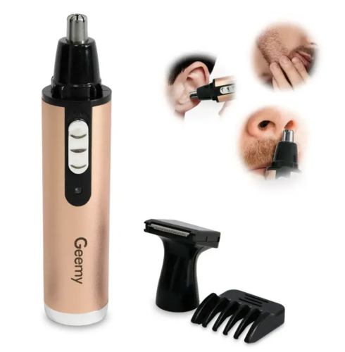 Тример GEMEI GM-3112 2в1 акумуляторний: для носа, вух та окантовки, гладке гоління
