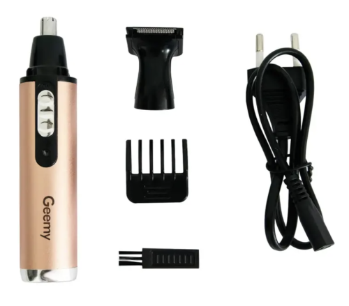 Тример GEMEI GM-3112 2в1 акумуляторний: для носа, вух та окантовки, гладке гоління