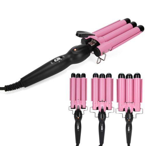 Потрійна керамічна плойка Gemei GM-1956 для створення локонів