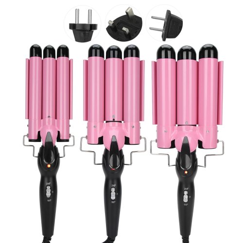 Потрійна керамічна плойка Gemei GM-1956 для створення локонів