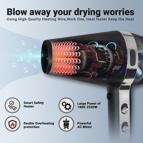 Професійний фен VGR V-451 для сушіння та укладання волосся з іонізацією