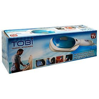 Ручний відпарювач‑пароочисник TOBI 2в1 — вертикальна парова праска для одягу