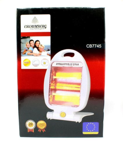 Інфрачервоний кварцовий обігрівач Crownberg CB7745 (Quartz Heater)