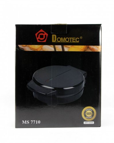 Вафельниця Domotec MS 7710 для тонких вафель і трубочок вдома