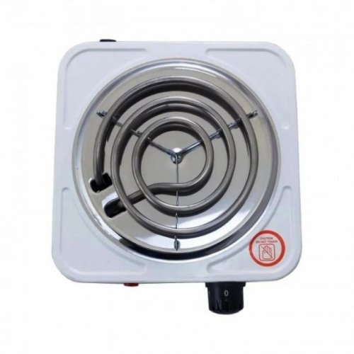 Електроплита настільна Crownberg CB-3740, 1 конфорка спіральна, біла