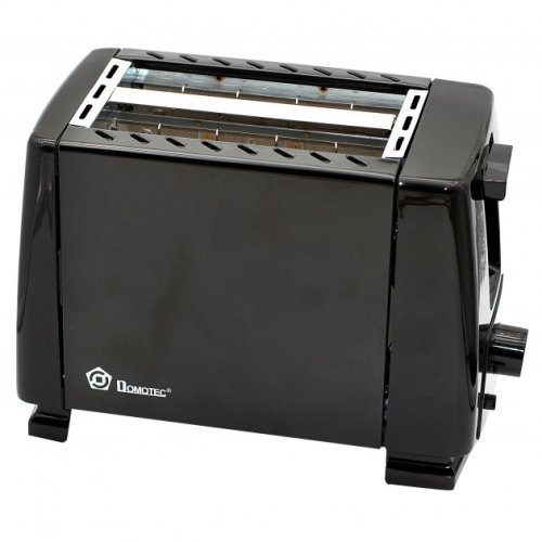 Тостер Domotec MS-263, 650 Вт, 6 ступенів підсмаження, чорний