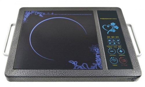 Інфрачервона настільна плита DOMOTEC MS-5842, 1 конфорка, склокераміка, 2000 Вт