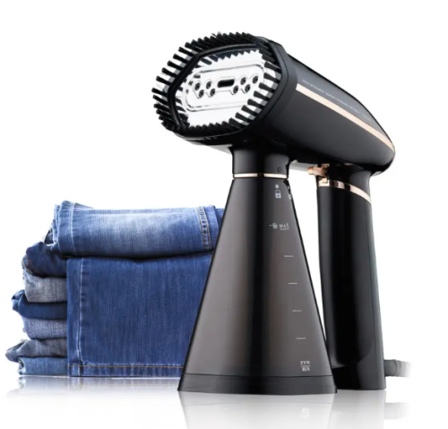 Вертикальний ручний відпарювач-праска RAF R-1272 для одягу з насадками для делікатних тканин