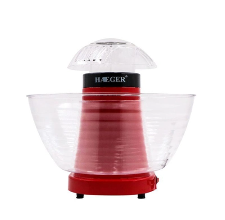 Домашня попкорниця Haeger HG-9001 — апарат для попкорну, 1200 Вт
