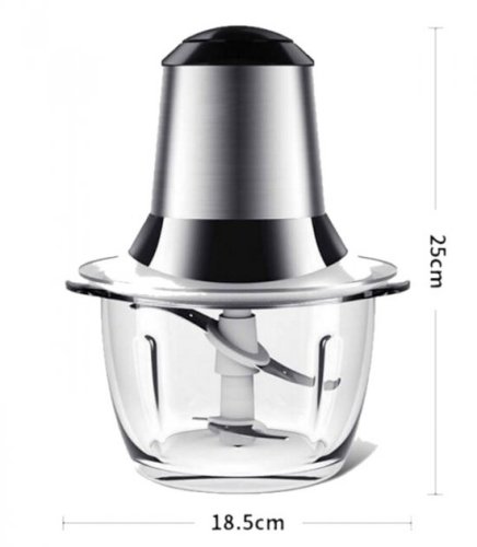 Електроблендер-подрібнювач «Молнія» металевий, подвійні леза з нерж. сталі, 1000 Вт