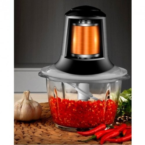 Електроблендер-подрібнювач «Молнія» металевий, подвійні леза з нерж. сталі, 1000 Вт