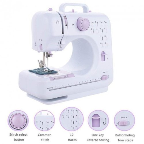 Портативна швейна машинка 12в1 багатофункціональна SEWING MACHINE 505