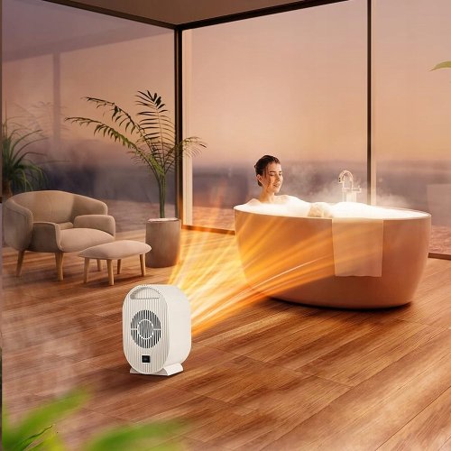 Портативний настільний обігрівач AIR HEATER 1200W — міні тепловентилятор з керамічним нагрівачем (906-219)