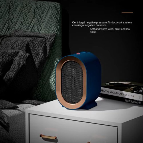 Портативний настільний обігрівач AIR HEATER 1200W — міні тепловентилятор з керамічним нагрівачем (906-219)