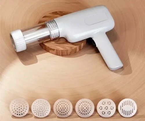 Бездротова електролапшерізка для домашньої локшини й макаронів, 6 насадок