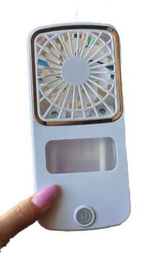 Портативний ручний міні-вентилятор ARCTIC COLD Pocket Chill з LED-підсвіткою та USB-зарядкою