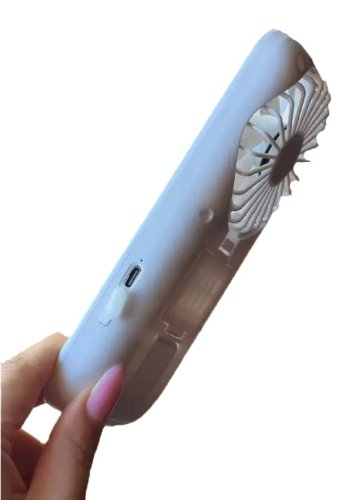 Портативний ручний міні-вентилятор ARCTIC COLD Pocket Chill з LED-підсвіткою та USB-зарядкою