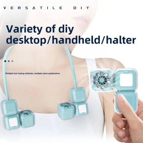 Вентилятор на шию Ice Cube LY-955 — персональний USB, потужний обдув і тиха робота