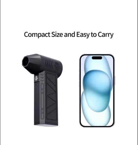 Автомобільний турбовентилятор для пилу 130000 об/хв, портативний повітродув акумулятор 8000 мА·г