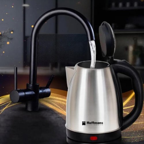 Електрочайник Hoffmans Electronics HM-1818, 2 л, нерж. сталь, для дому