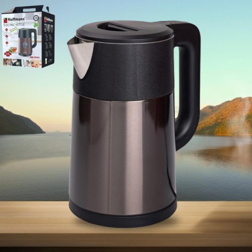 Електрочайник Hoffmans HM-2543 зі сталевим корпусом, 2,5 л, 1800 Вт