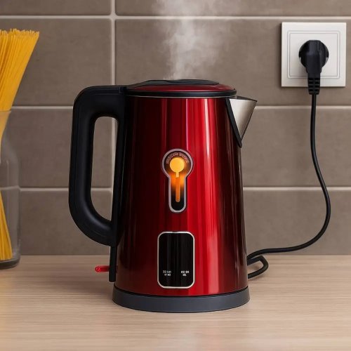 Електрочайник Hoffmans HM-2538 2,5 л — сталевий корпус, швидке кип’ятіння, 1800 Вт