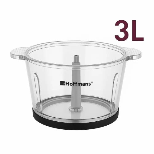 Електроподрібнювач Hoffmans HM-8857 для кухні, універсальний, чаша 3 л, 1800 Вт