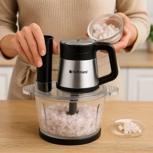 Електроподрібнювач Hoffmans HM-8857 для кухні, універсальний, чаша 3 л, 1800 Вт