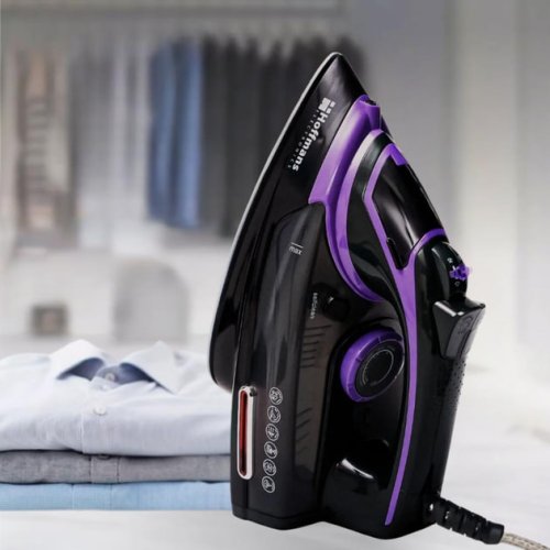 Парова праска Hoffmans HM-9021 3000W, керамічна підошва, авто-вимкнення, паровий удар