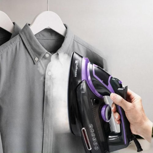 Парова праска Hoffmans HM-9021 3000W, керамічна підошва, авто-вимкнення, паровий удар