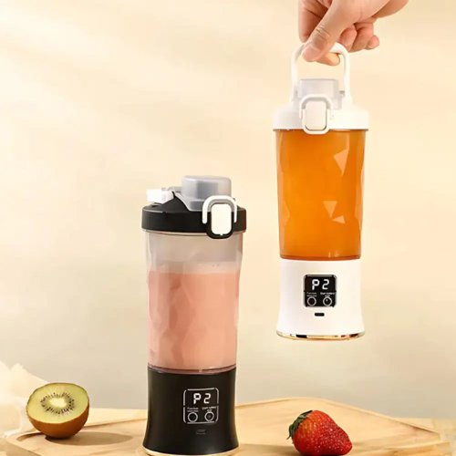 Портативний бездротовий блендер XL-1427, 600 мл, 10 лез, акумулятор 3000 мА·год