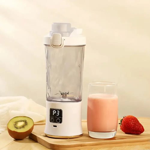 Портативний бездротовий блендер XL-1427, 600 мл, 10 лез, акумулятор 3000 мА·год