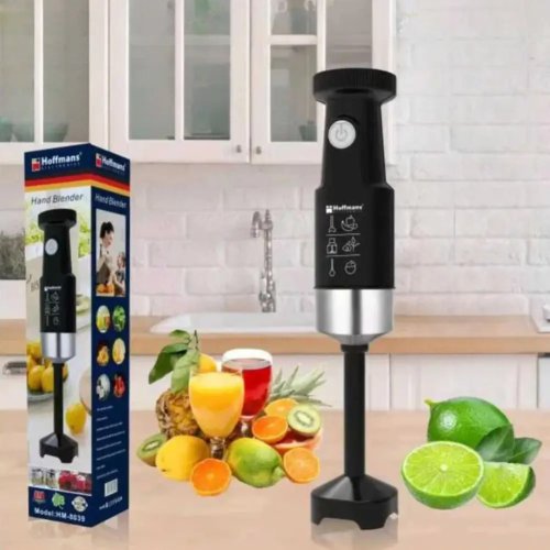Погружний блендер Hoffmans Electronics HM-8039 600 Вт ручний подрібнювач для смузі й коктейлів