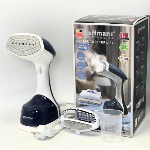 Ручний вертикальний відпарювач Hoffmans 9038 (праска‑парогенератор) 1500 Вт