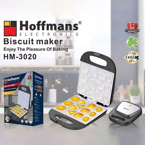 Мультипекар Hoffmans HM-3020 1400W для домашнього печива • швидко та зручно