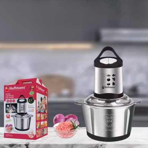 Універсальний електроподрібнювач Hoffmans Electronics HM-8840, чаша метал 2 л, 1200 Вт