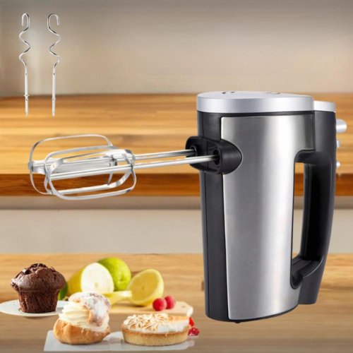 Ручний електроміксер Hoffmans HM-8839 800 Вт з вінчиками та гачками для тіста