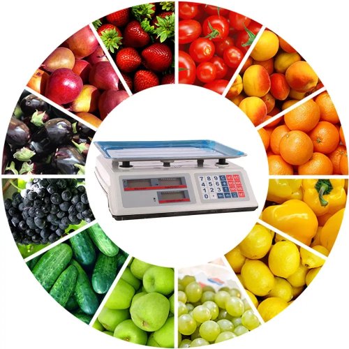 Настільні торгові ваги DT-52 до 50 кг, живлення від мережі або акумулятора